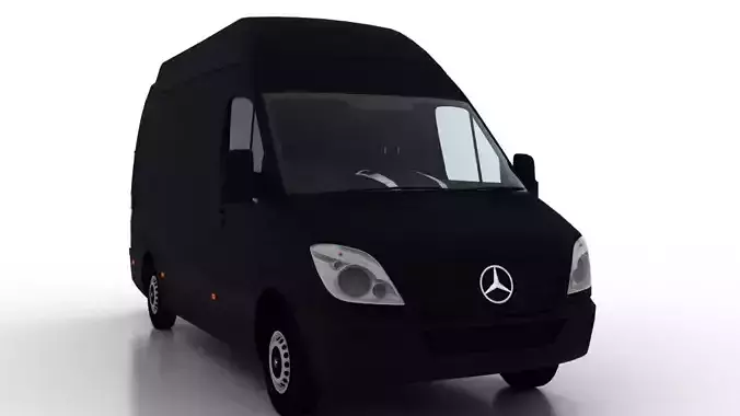 Mercedes Benz Sprinter L2H3 2009 Cargo UK 3D model