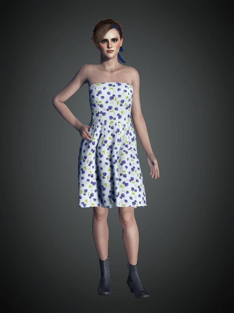 AAA Realistic Female Character Mega Pack 1 3D Model Collection_24