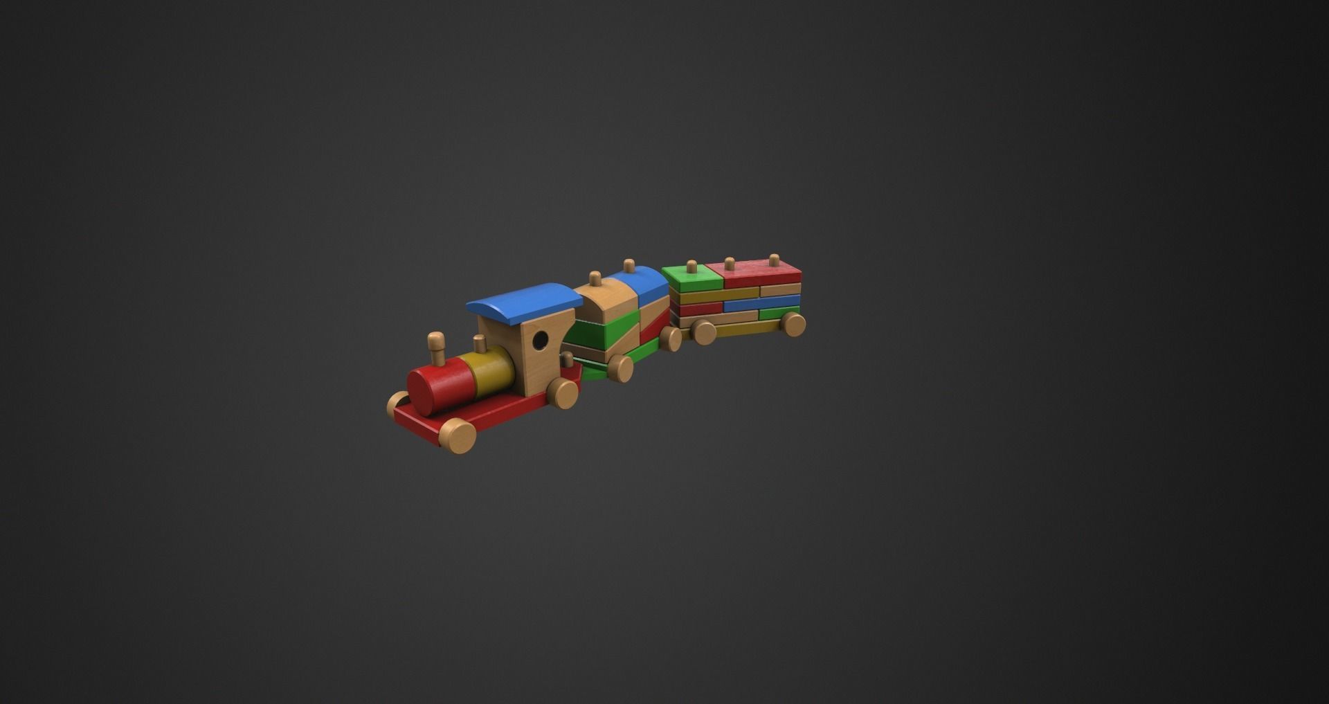 Low-Poly Kindergarten Pack Low-poly 3D model_48