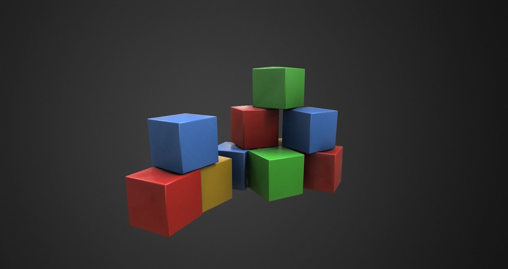 Low-Poly Kindergarten Pack Low-poly 3D model_17