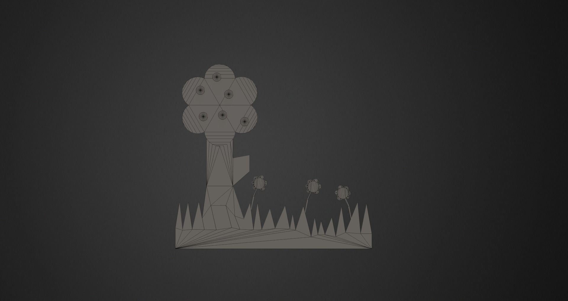 Low-Poly Kindergarten Pack Low-poly 3D model_55