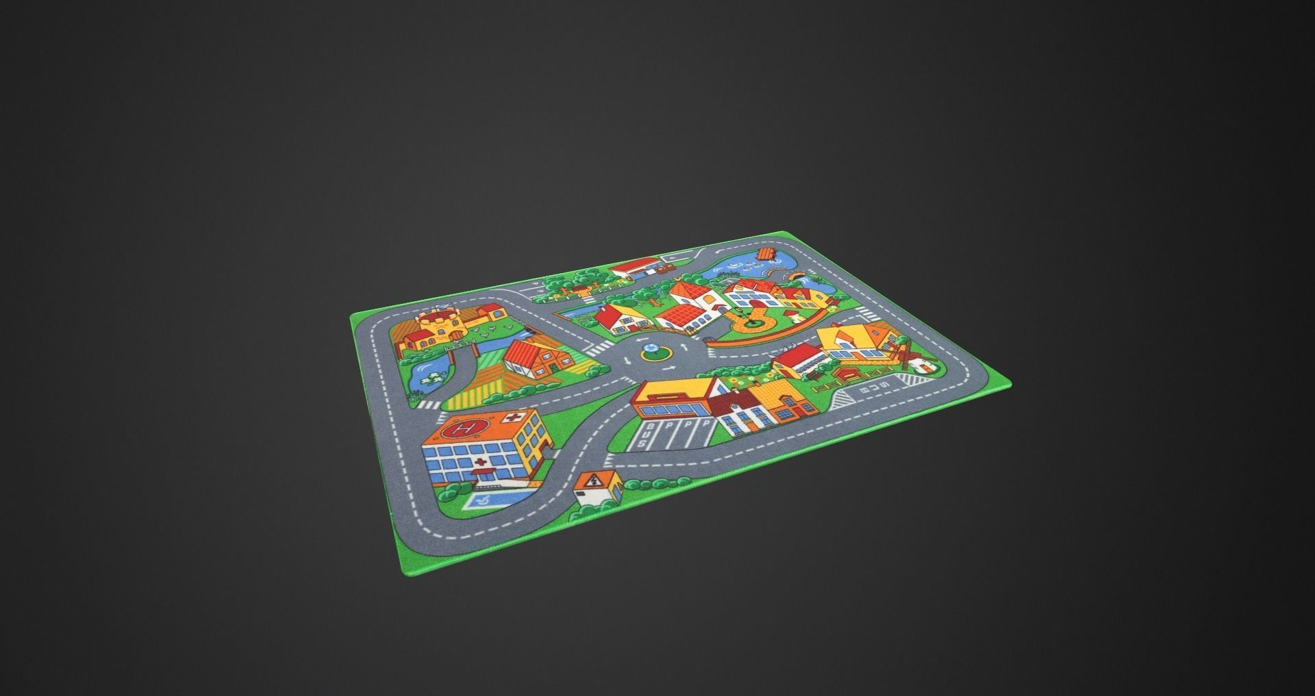 Low-Poly Kindergarten Pack Low-poly 3D model_40