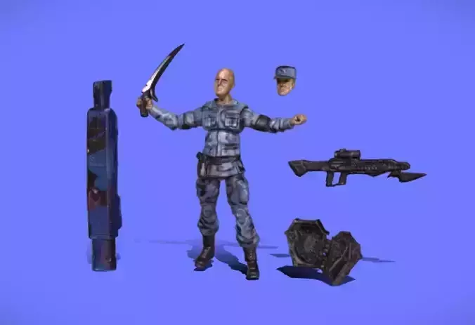 2009 GI-JOE - ZARTAN - 3D SCAN -