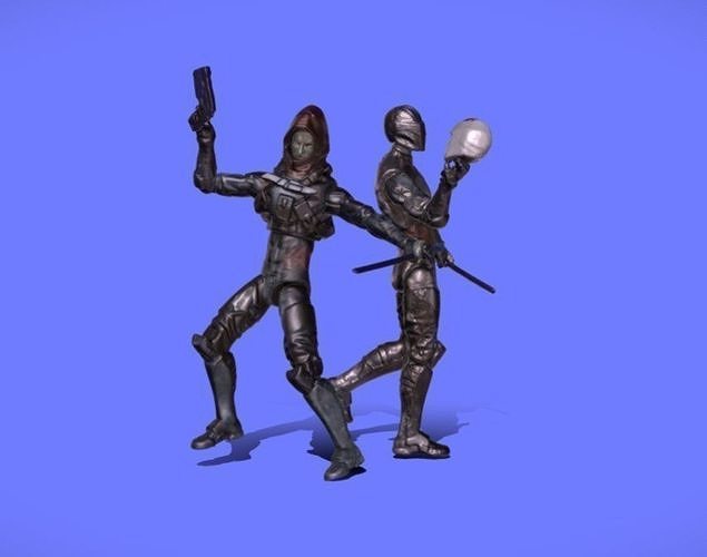 2013 GI-JOE - RETALIATION ZARTAN - 3D SCAN -  3D print model