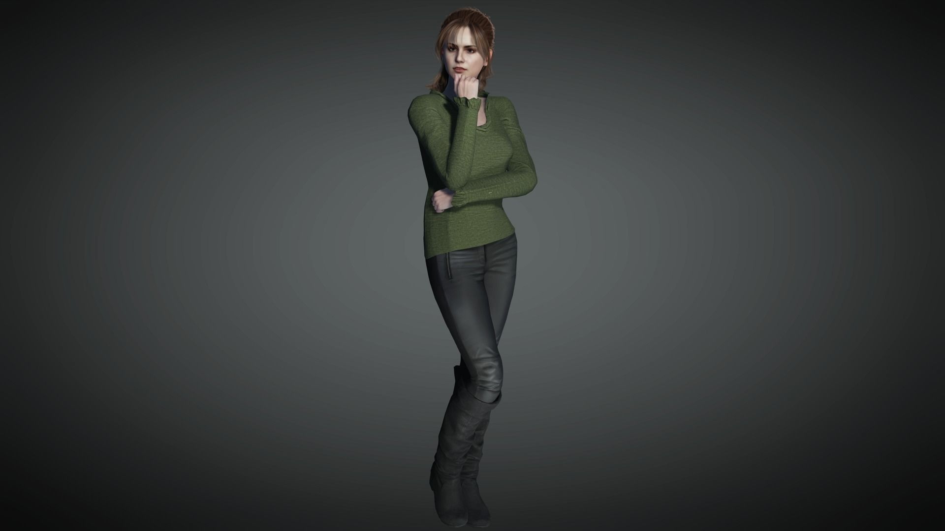 AAA Realistic Female Character Pack 1 3D Model Collection_6