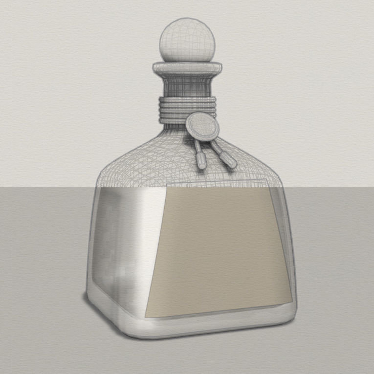 Tequila Roca Patron Silver Low-poly 3D model_22