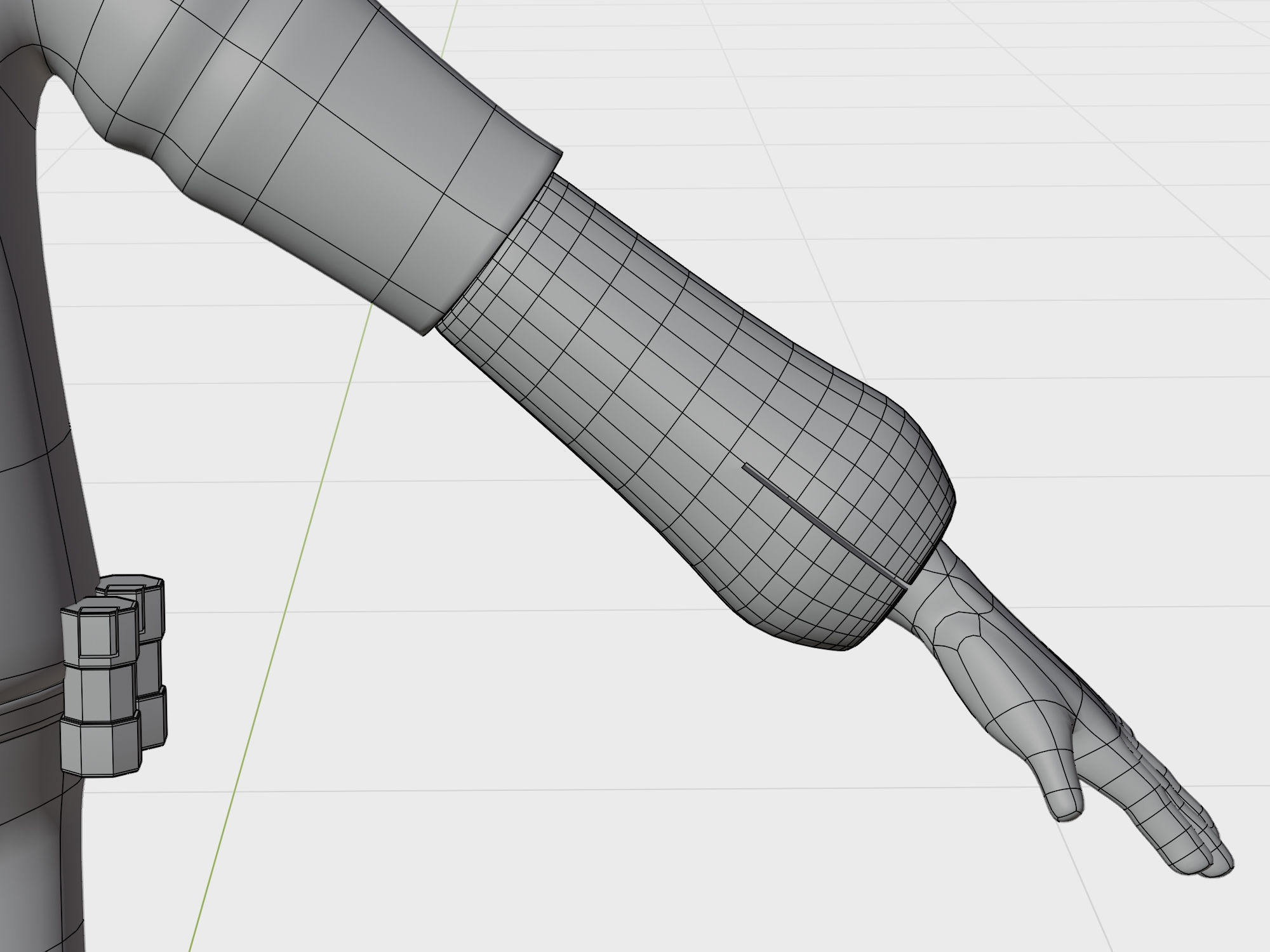 Cartoon Pilot Character  3D model_6