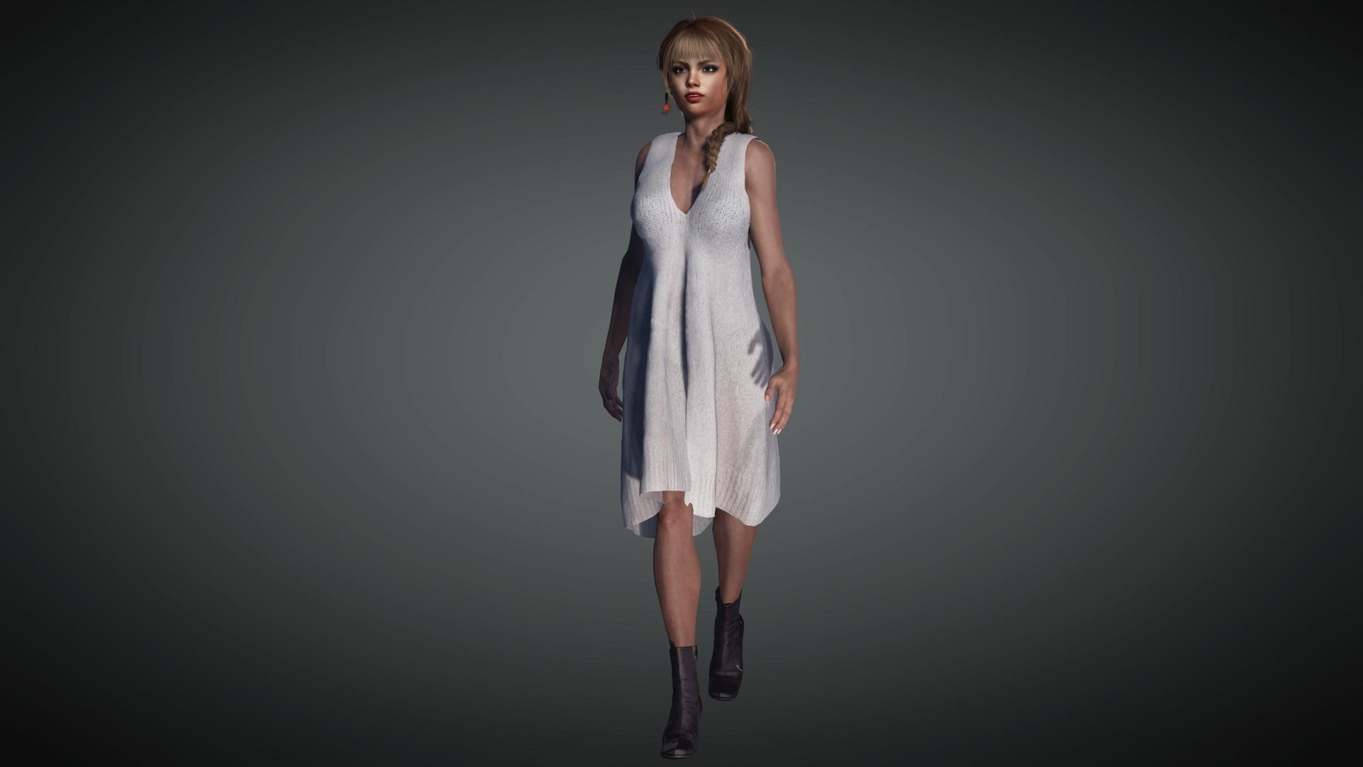 AAA Realistic Female Character Pack 2 3D Model Collection_10