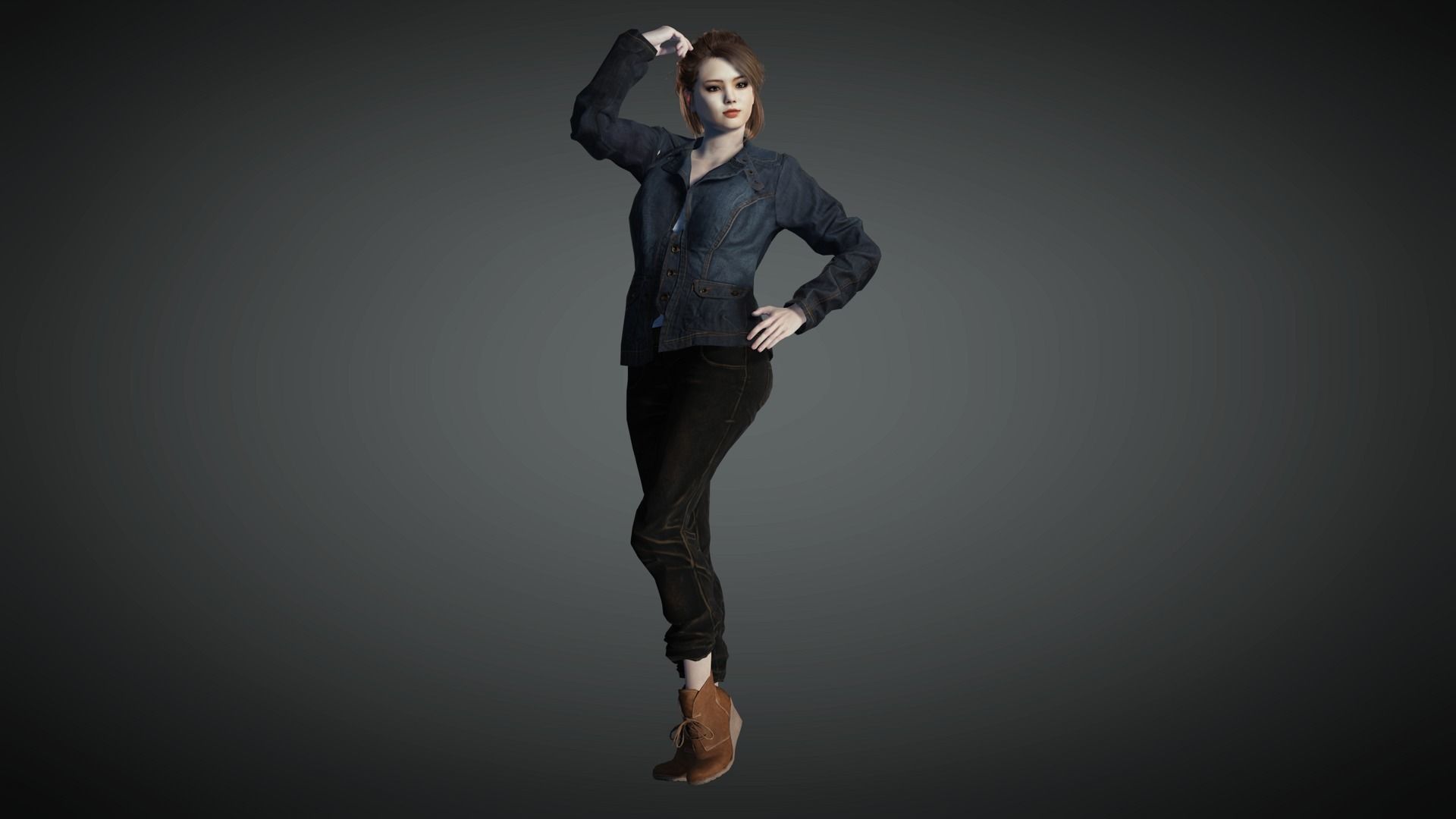 AAA Realistic Female Character Pack 2 3D Model Collection_8