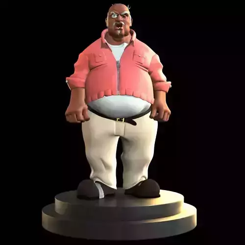 Boondocks - Uncle Ruckus 3D model