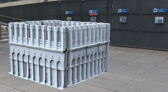 Rome style theatre walls 3D model