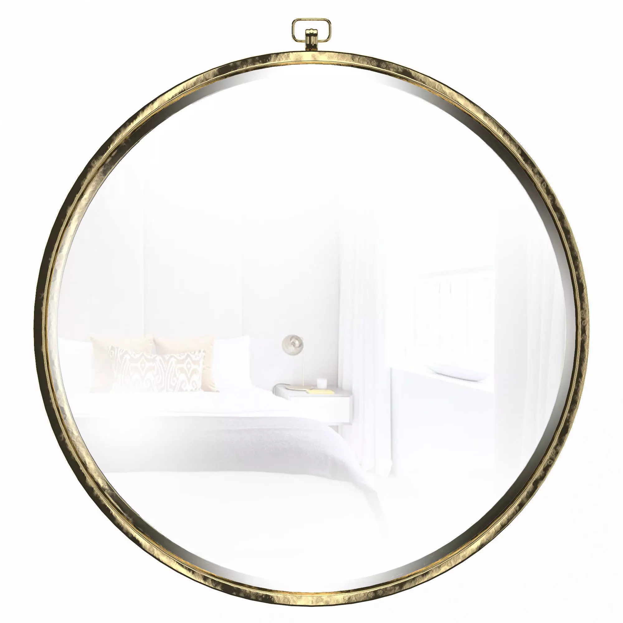 Modern - Contemporary Beveled Accent Mirror 3D model_0