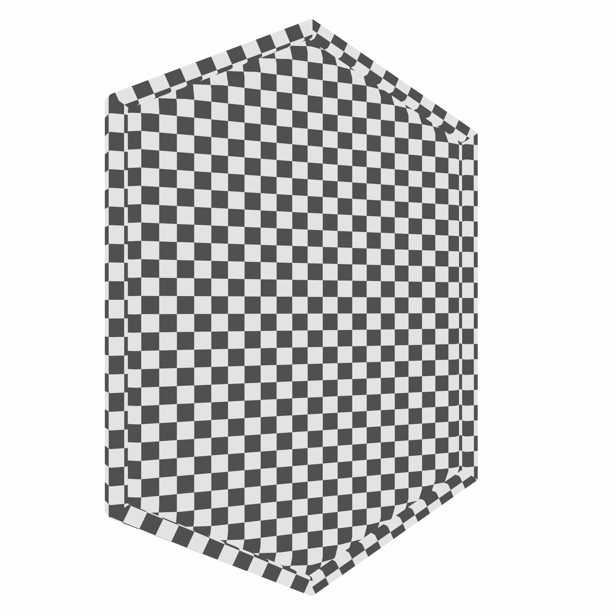 Moira Hexagon Glam Mirror 3D model_3