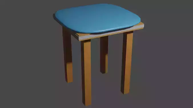 Soviet chair Made in USSR  chair 3D blender