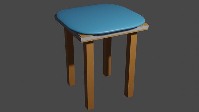 Soviet chair Made in USSR  chair 3D blender 3D model