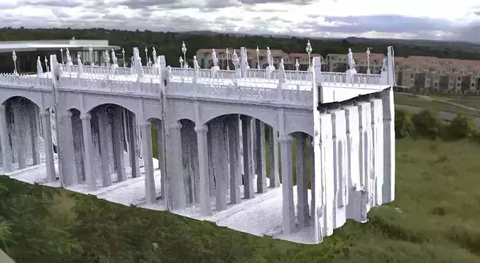 Prague Style bridge 2 taller