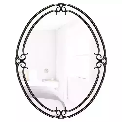 Neal Metal Traditional Beveled Accent Mirror