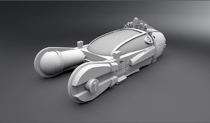 Blade Runner Spinner Scale Model 3D print model