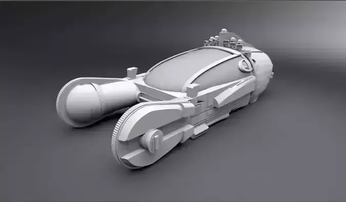 Blade Runner Spinner Scale Model 3D print model