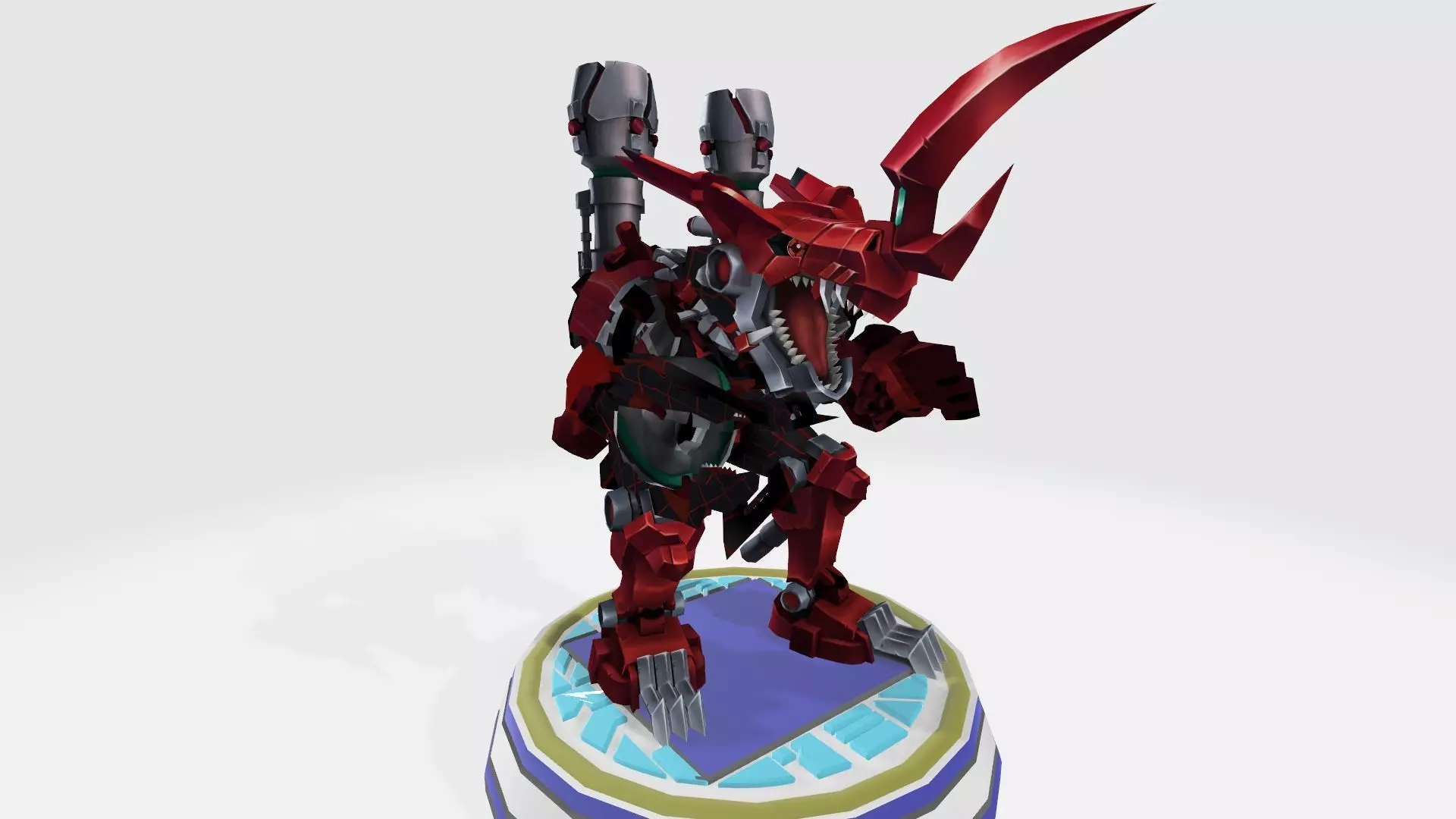 chaosdramon X robot 3D print model_0