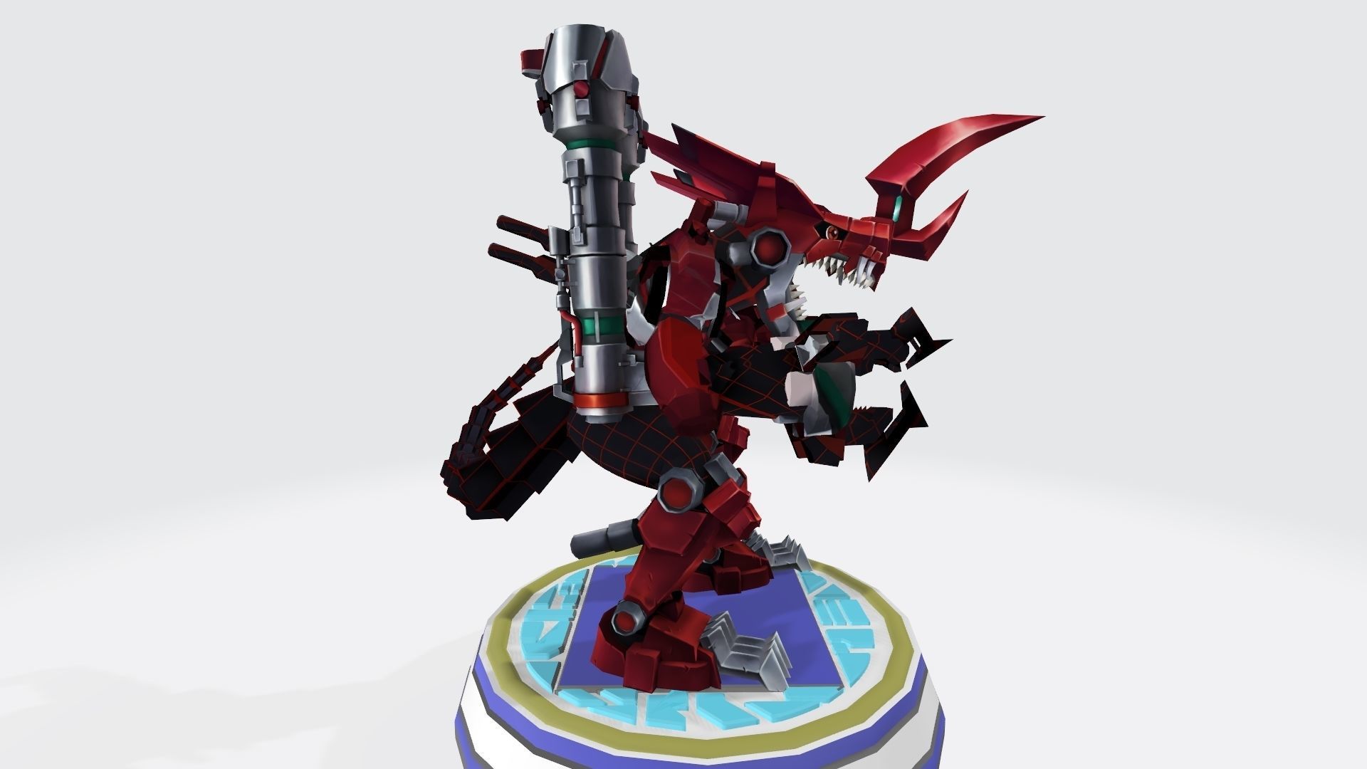 chaosdramon X robot 3D print model_1