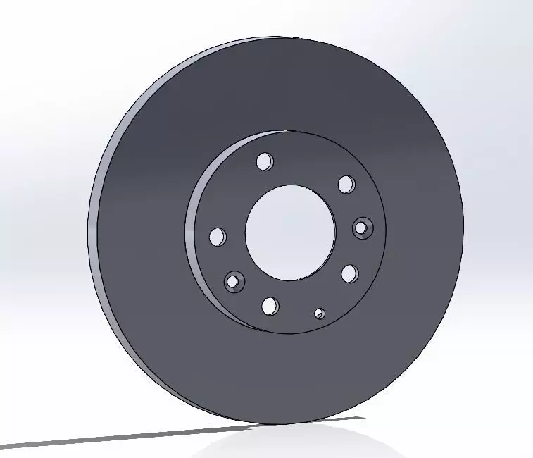 2006-2015 NC Miata MX5 Mazda Front Brake Rotor 3D model_0