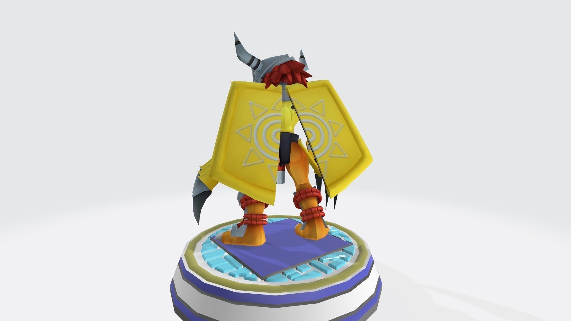 WarGreymon dragon 3D print model_2