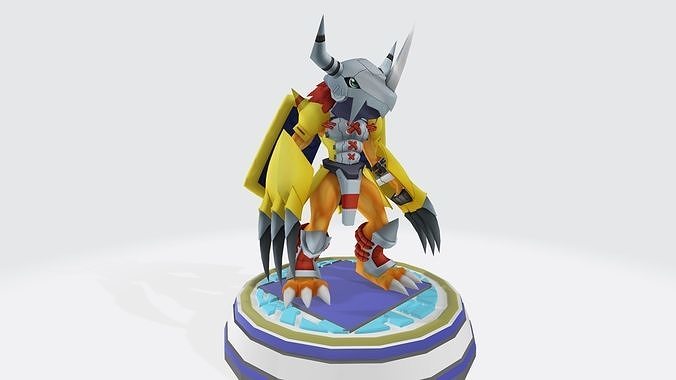 WarGreymon dragon 3D print model