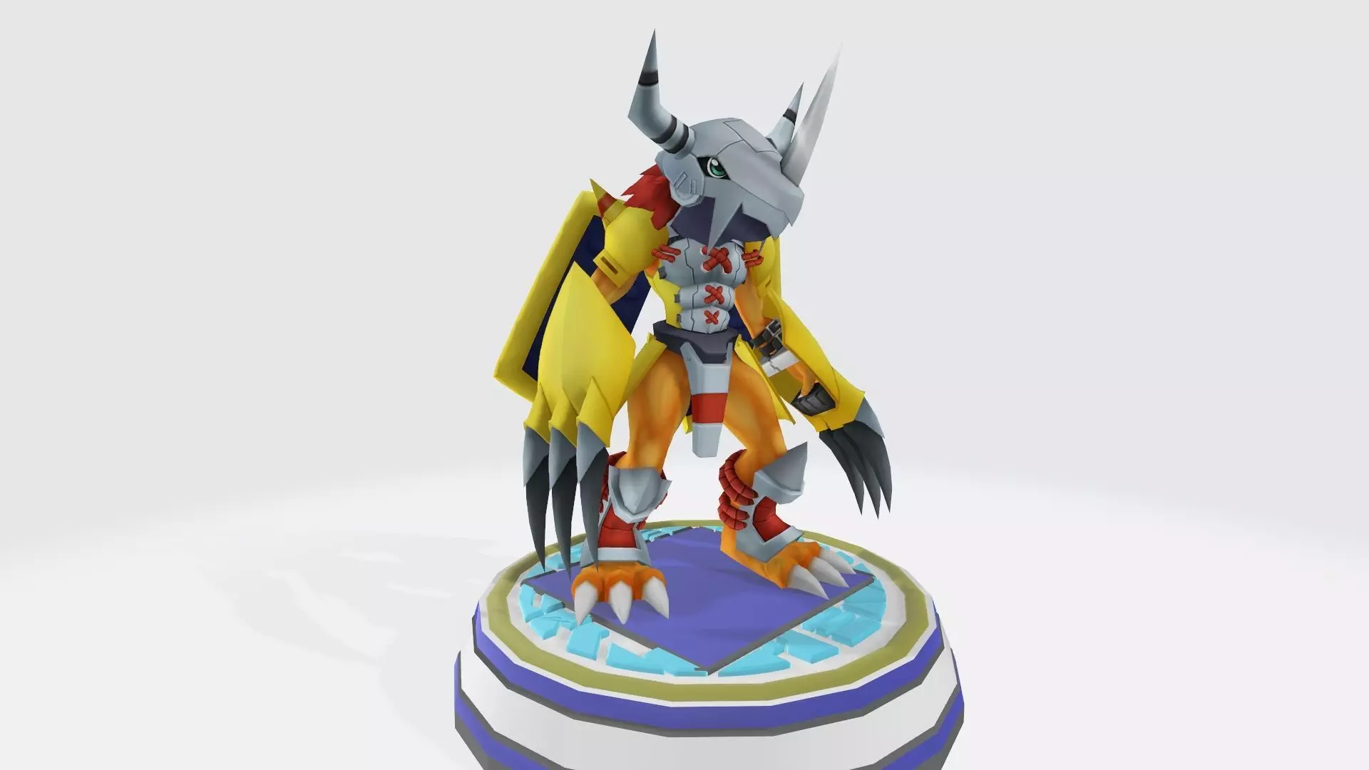 WarGreymon dragon 3D print model_0