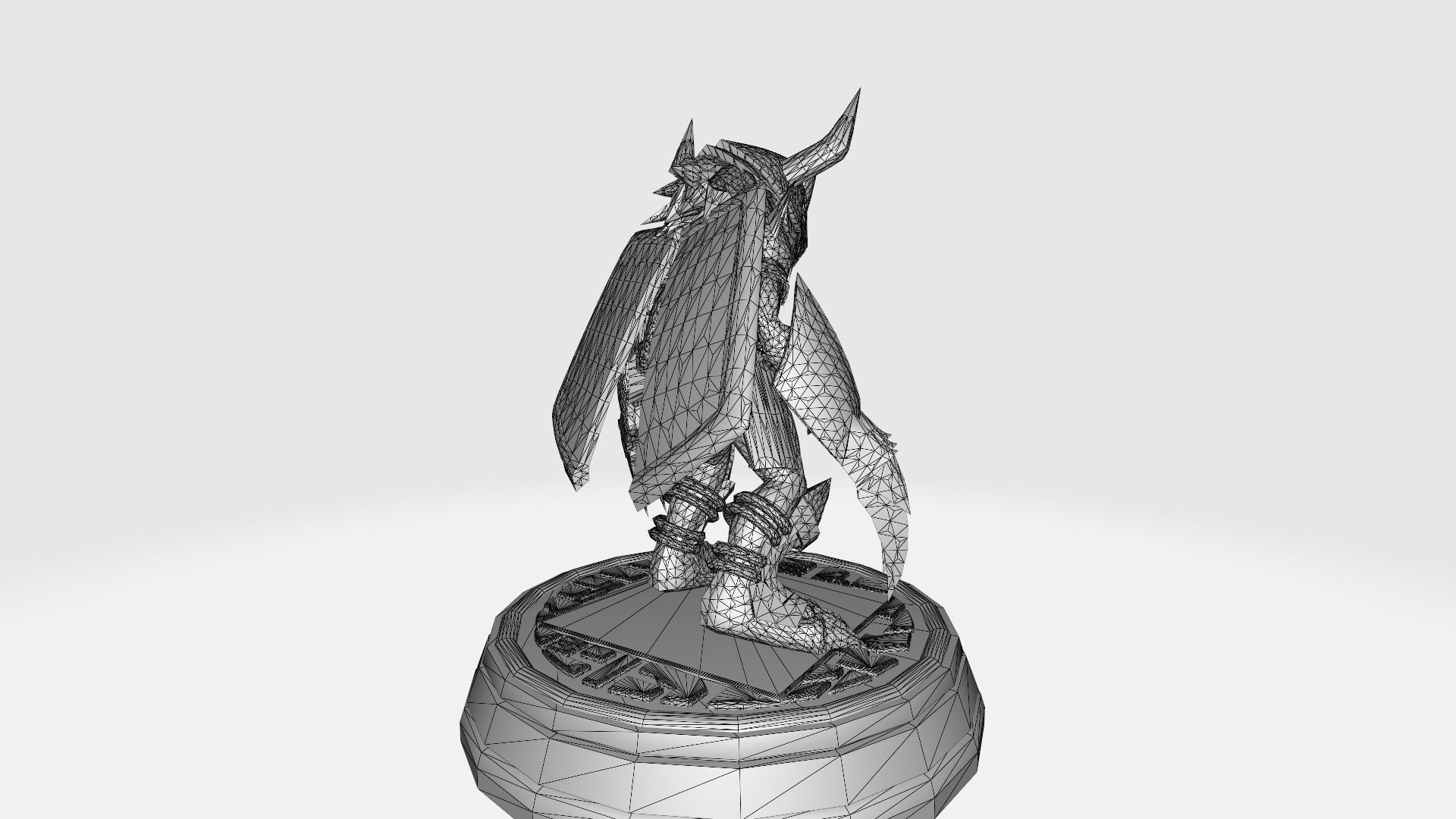 WarGreymon dragon 3D print model_6