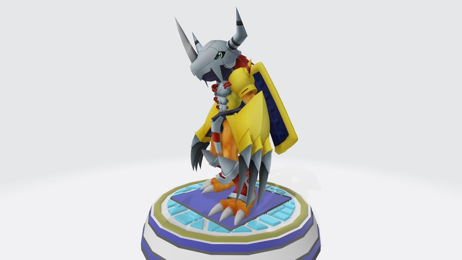 WarGreymon dragon 3D print model_1