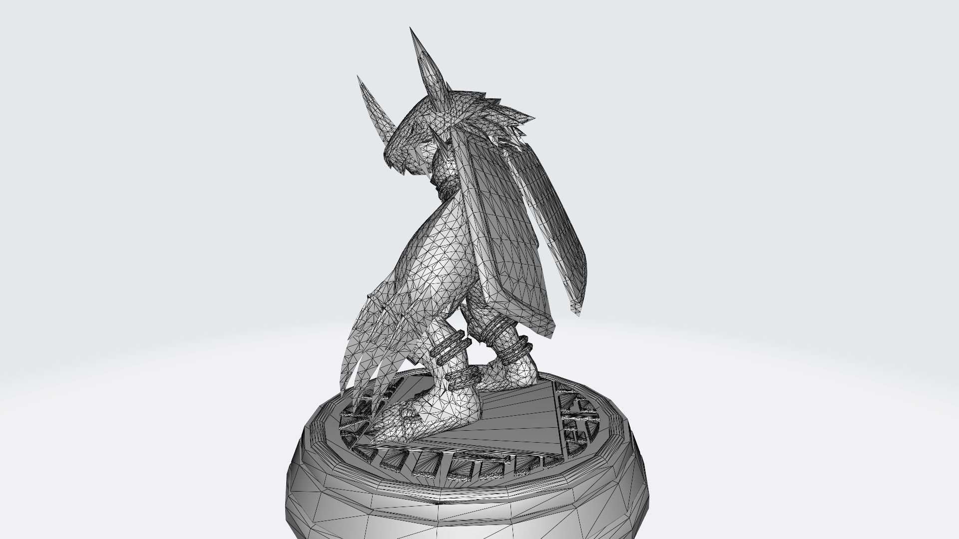 WarGreymon dragon 3D print model_7