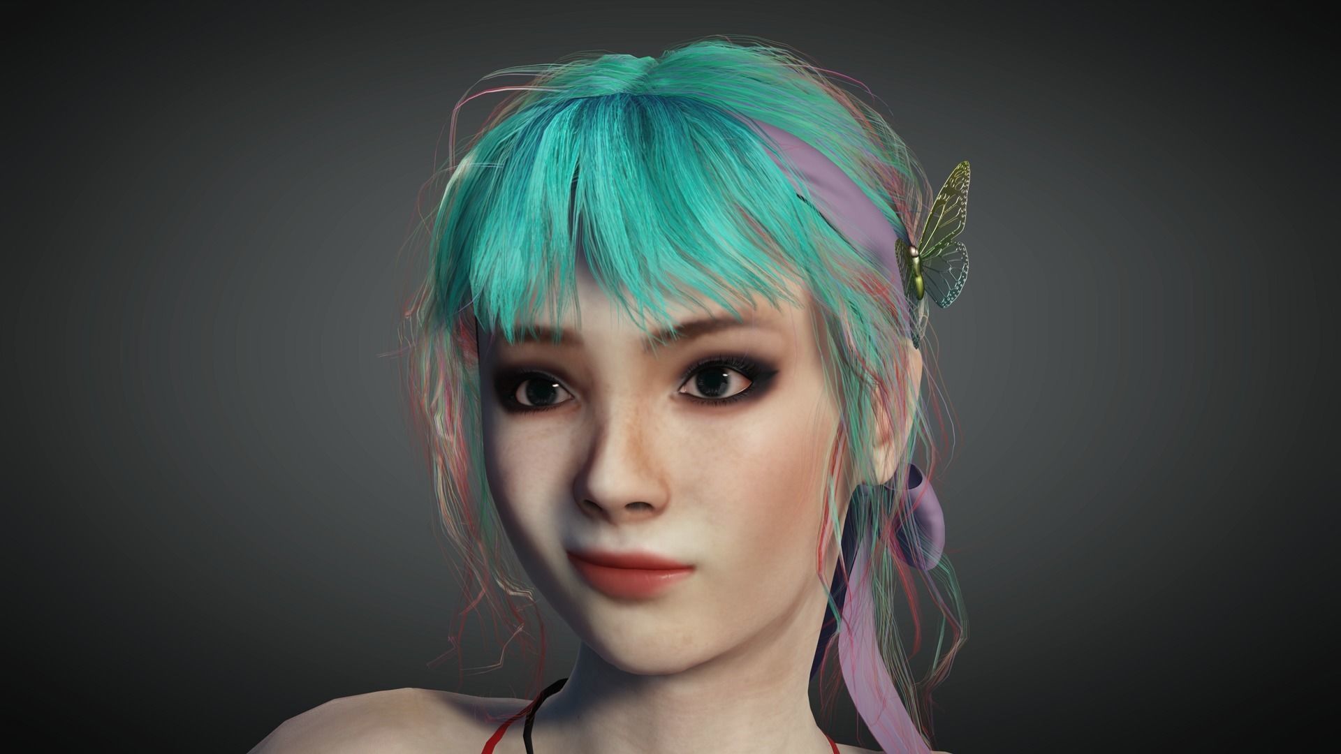 AAA Realistic Female Character 11 Low-poly 3D model_11