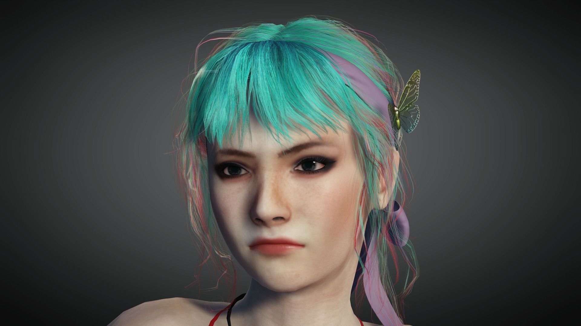 AAA Realistic Female Character 11 Low-poly 3D model_14