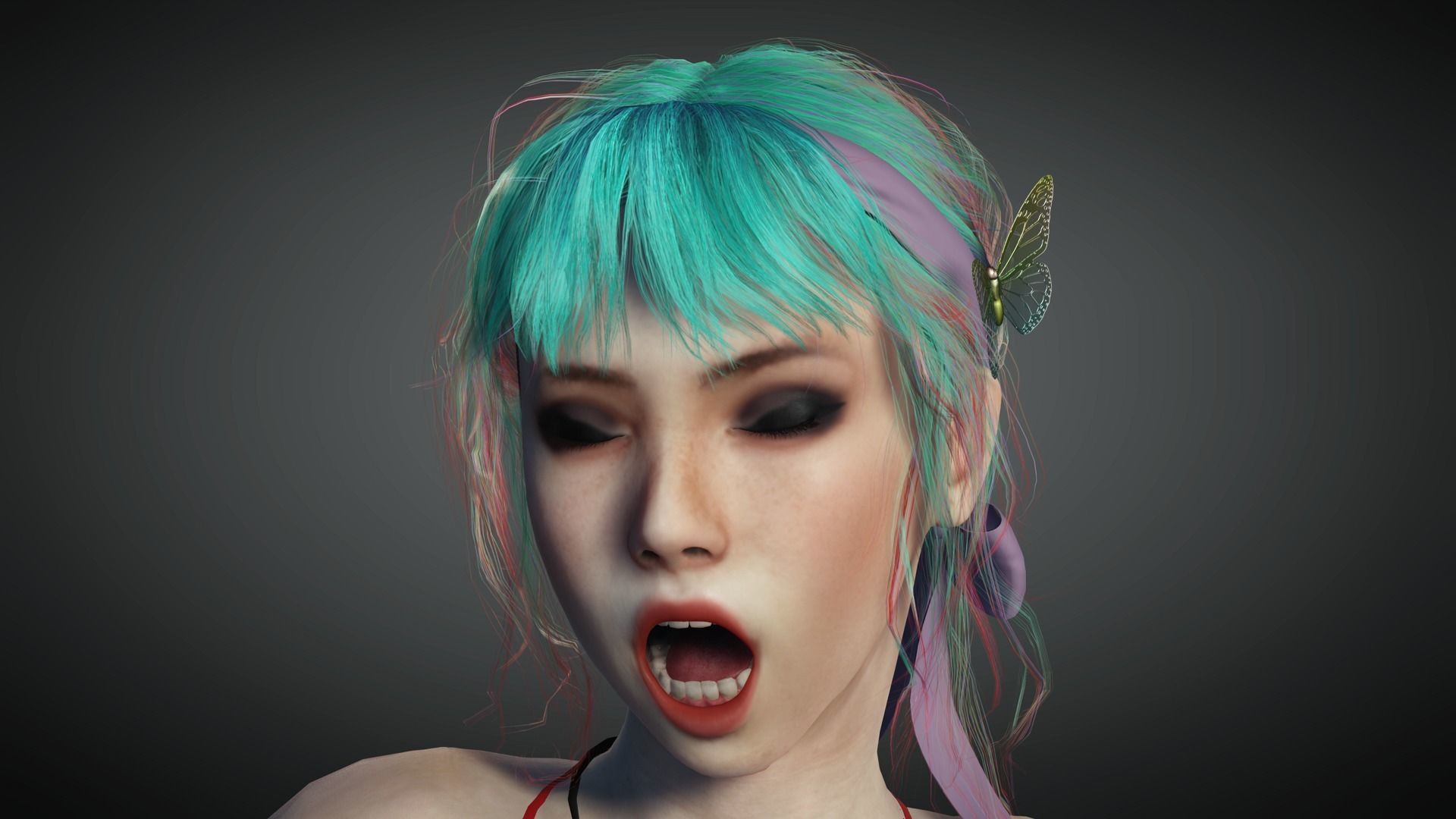 AAA Realistic Female Character 11 Low-poly 3D model_10