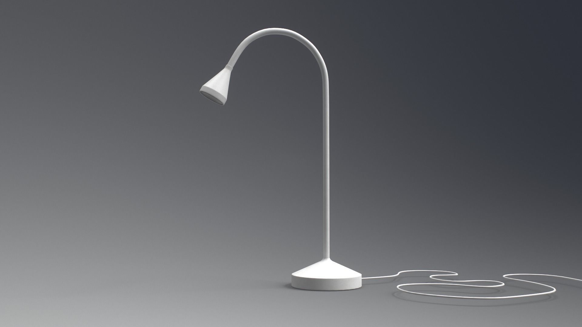 NAVLINGE LED work lamp white Low-poly 3D model_1