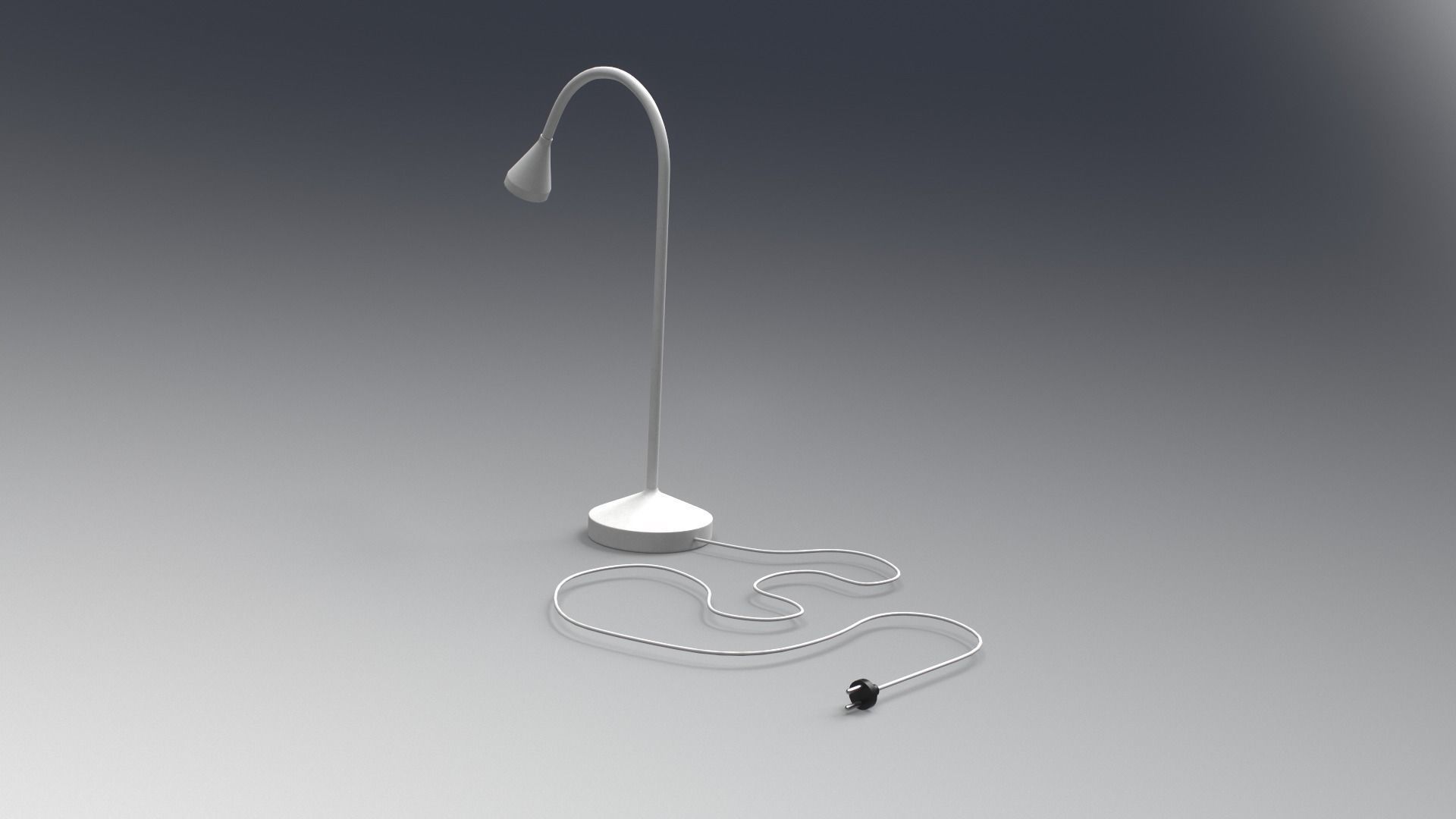 NAVLINGE LED work lamp white Low-poly 3D model_3