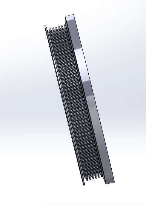 LS4 Harmonic Balancer Pulley 3D model_3