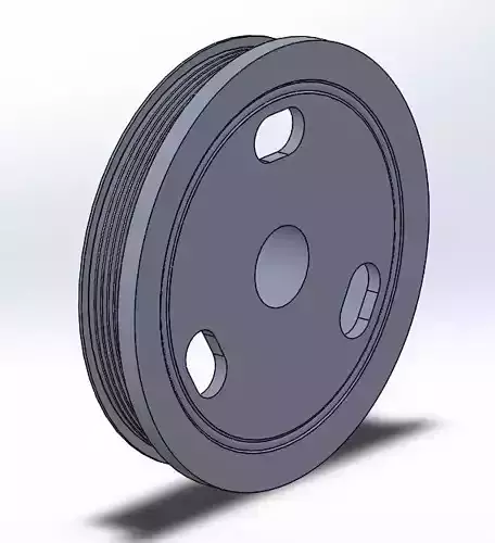 LS4 Harmonic Balancer Pulley 3D model