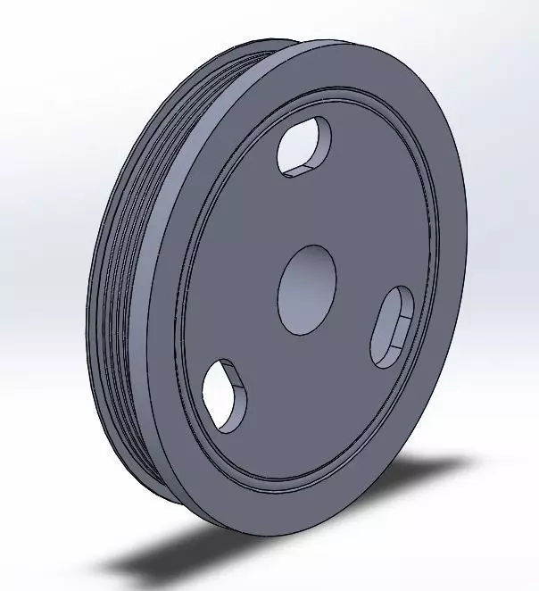 LS4 Harmonic Balancer Pulley 3D model_0