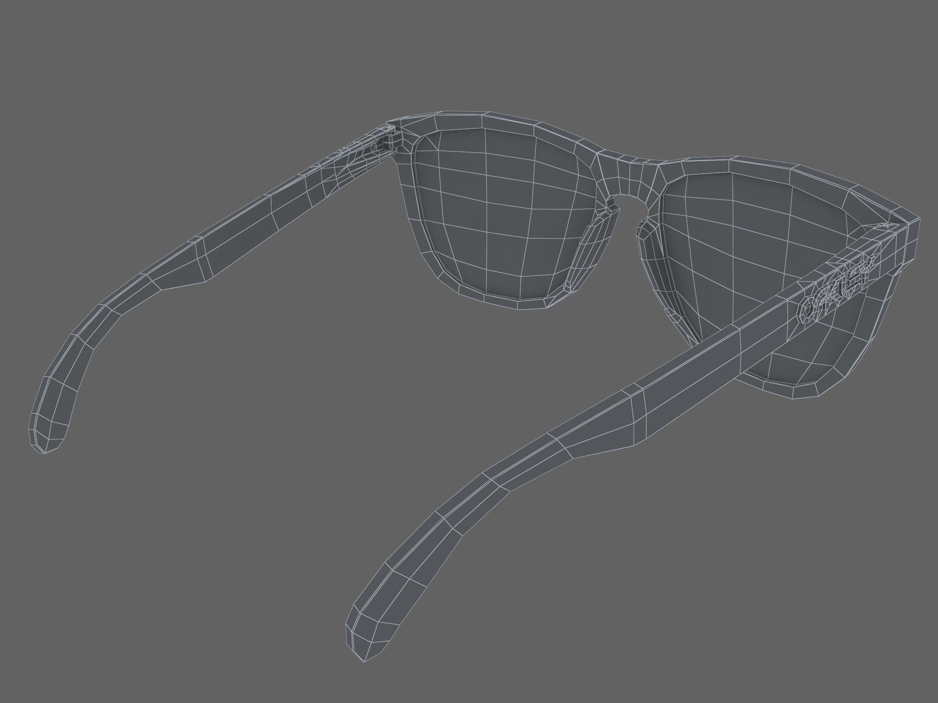 Oakley Frogskins sunglasses 3D model_7