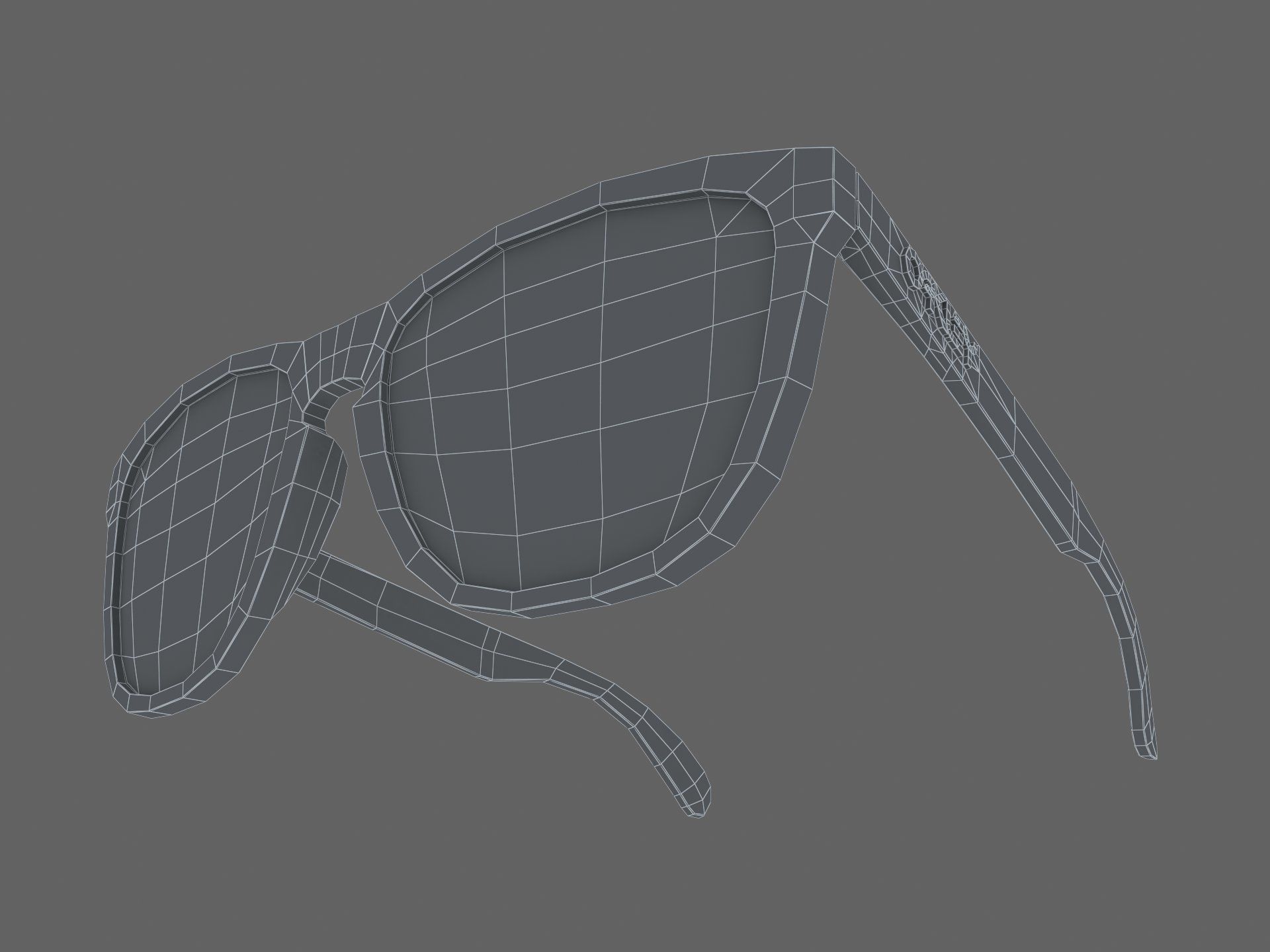 Oakley Frogskins sunglasses 3D model_8