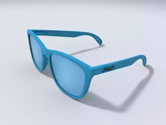 Oakley Frogskins sunglasses 3D model