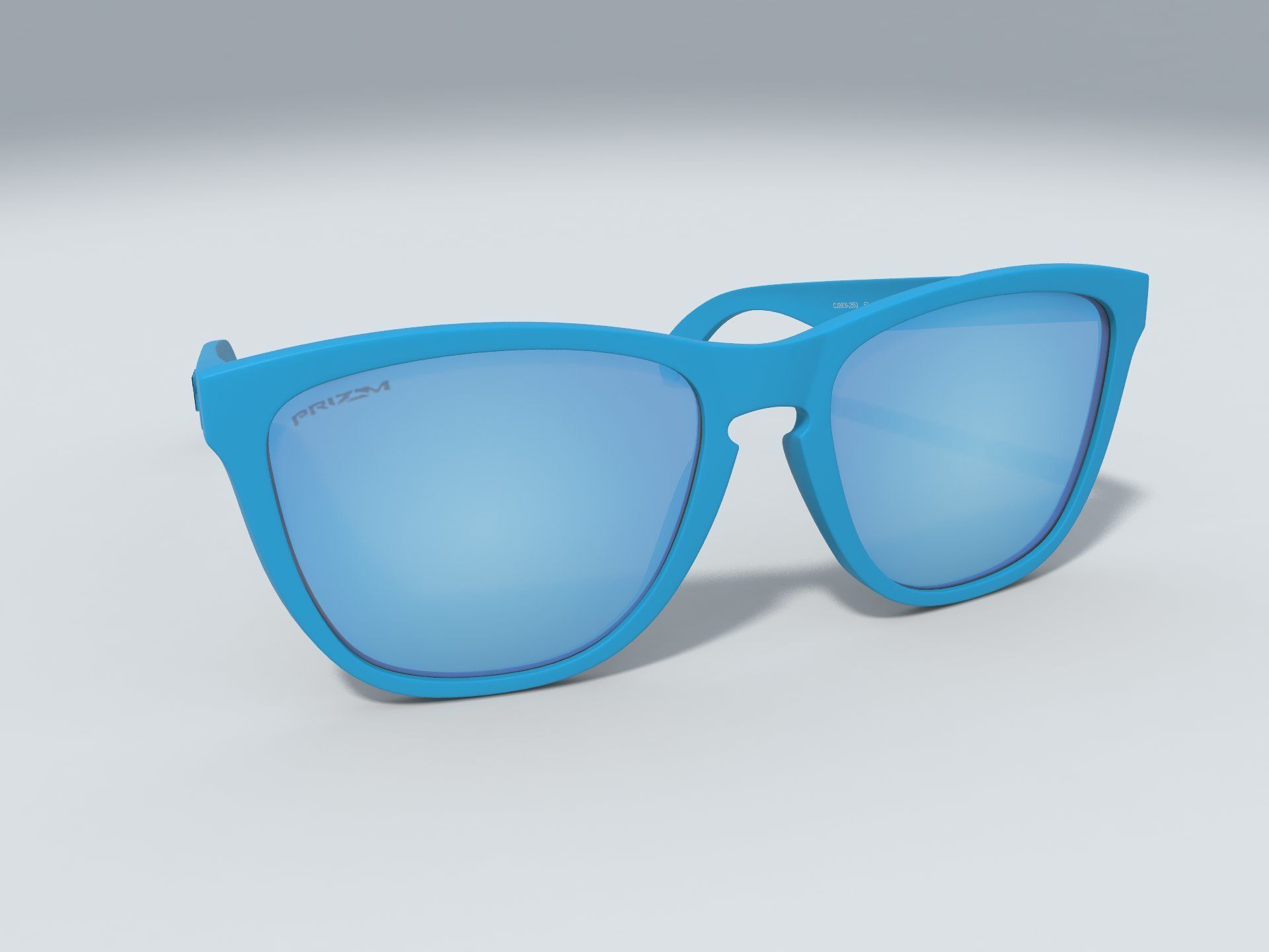 Oakley Frogskins sunglasses 3D model_4