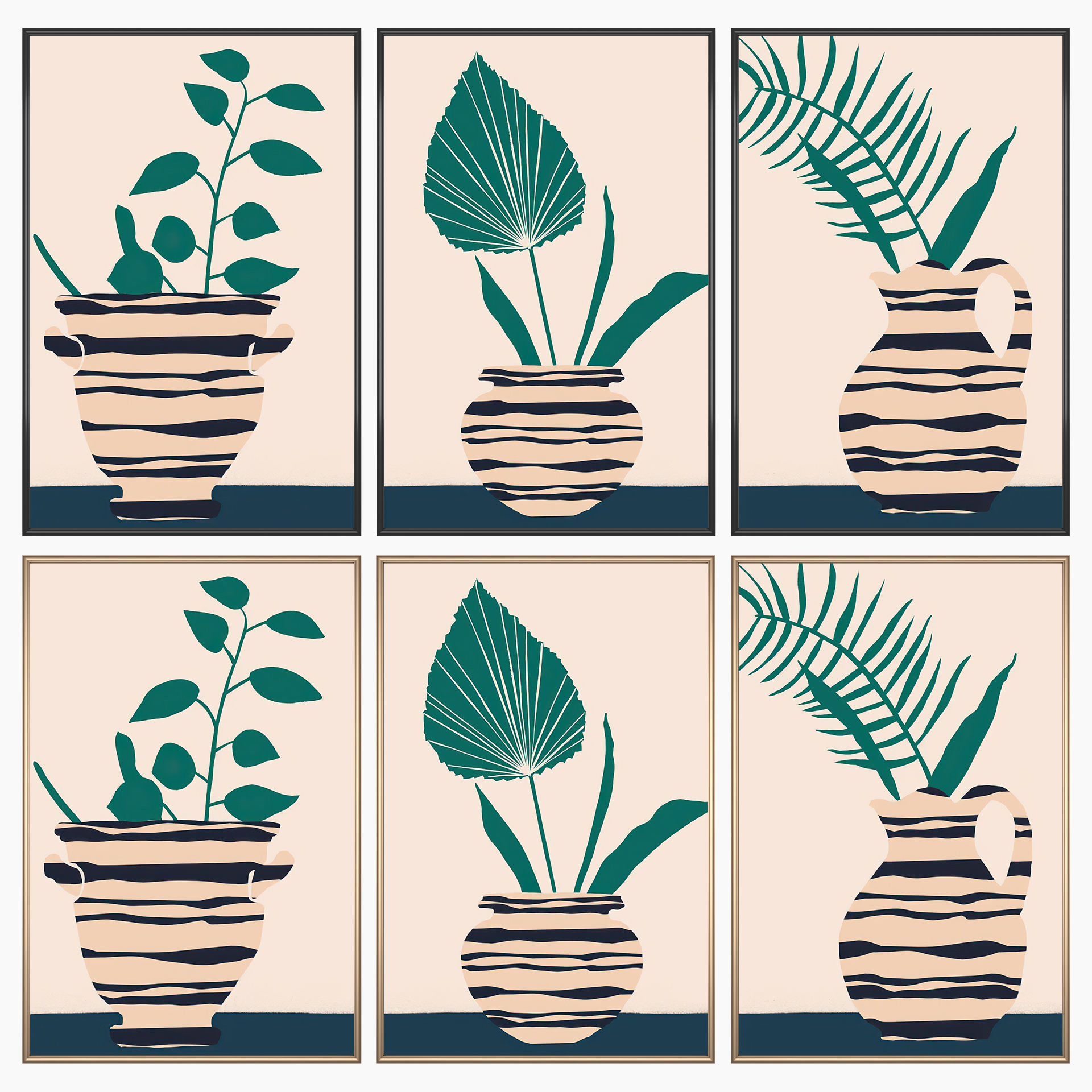 Wall Art Set 3649 3D model_1