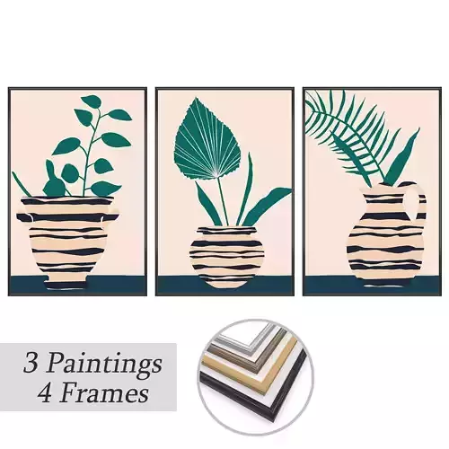 Wall Art Set 3649 3D model