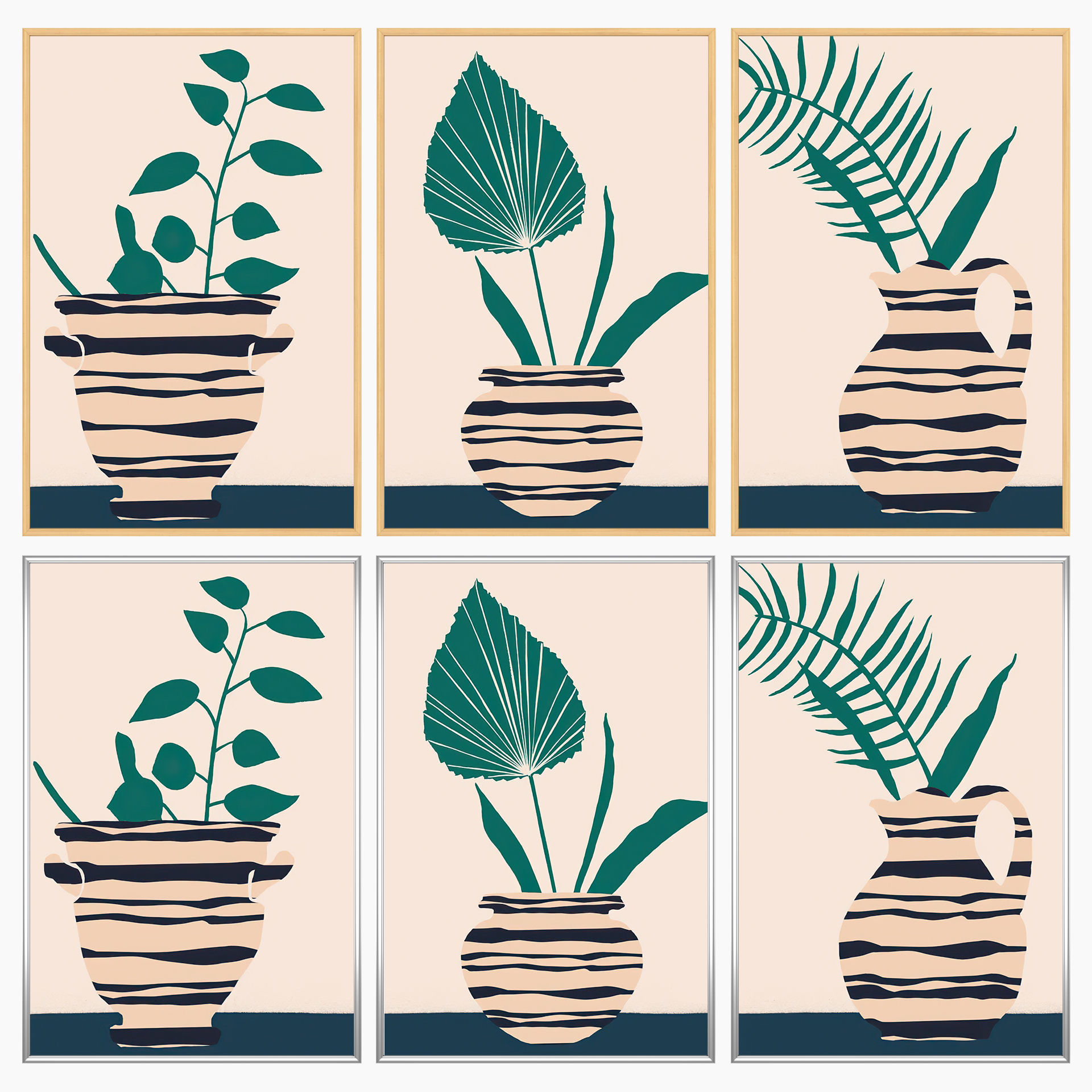 Wall Art Set 3649 3D model_2