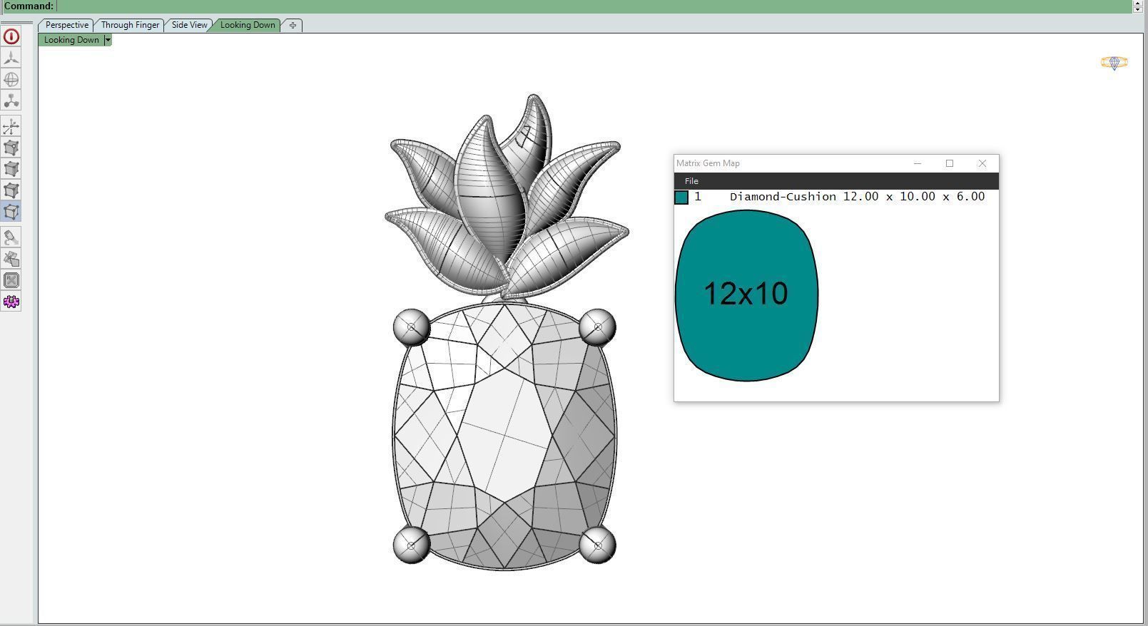 Pineapple necklace 3D print model_8