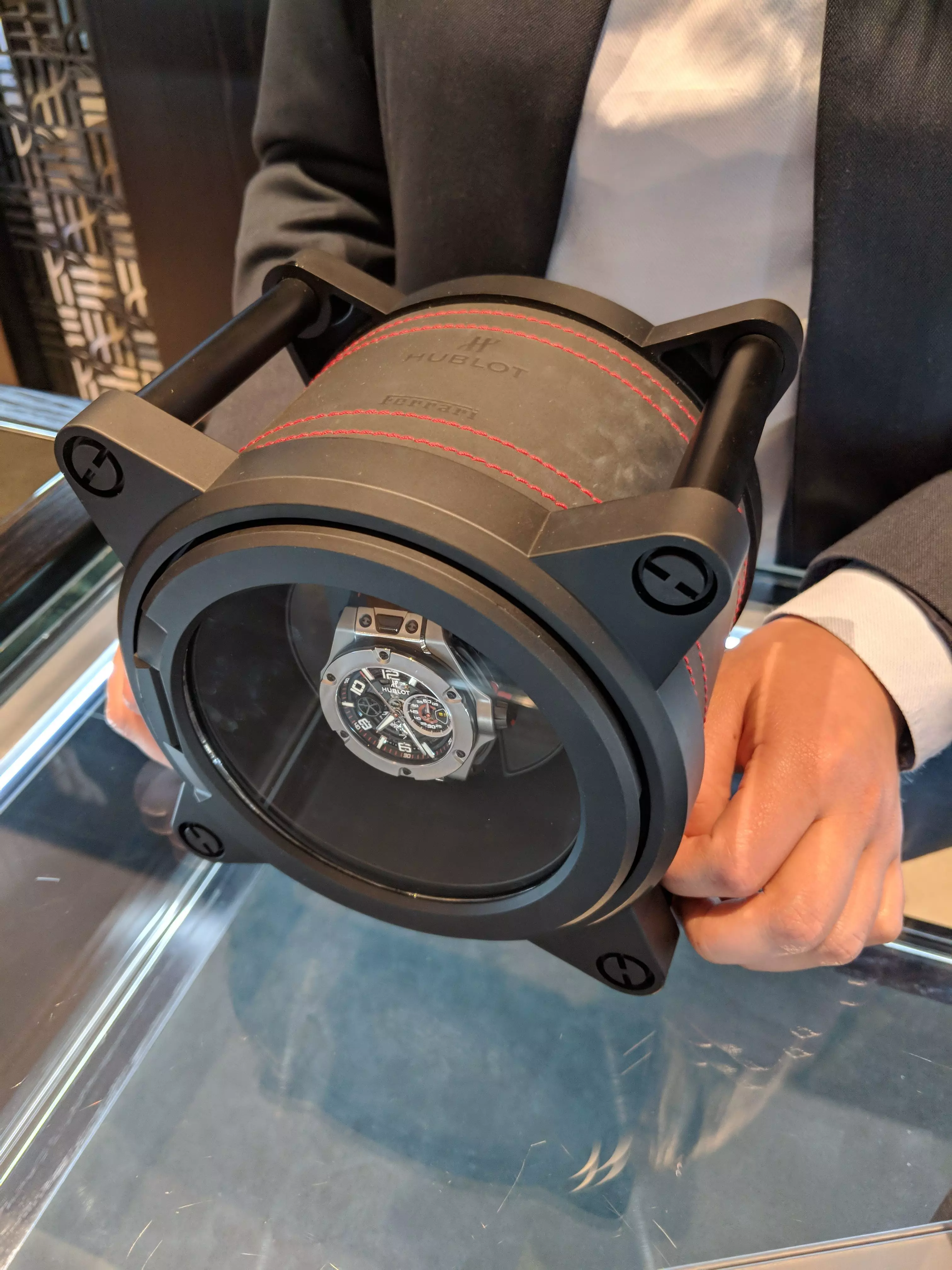 3D printable Hublot Watch Winder Cad Model  3D model_0