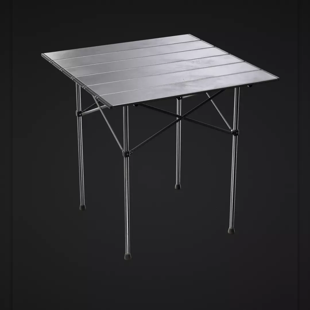 Folding Table Low-poly 3D model_0